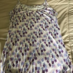 Tank top with spaghetti straps